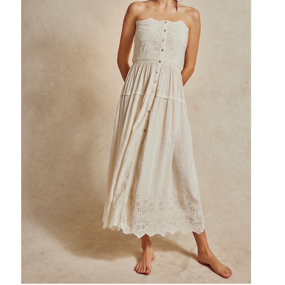 FREE PEOPLE Strapless Dress (Periwinkle - Sold Out Online)
